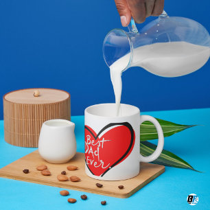 Bester Vater je Modernes Foto Vatertag Verwandlungstasse