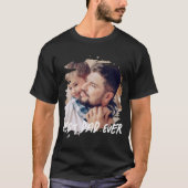 Bester Vater je Modernes Grunge Custom Foto T-Shirt (Vorderseite)