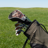Bester Vater je Modernes Monogramm und Foto Golf Headcover (In SItu)