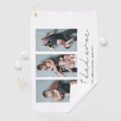 Bester Vater je Modernes Multi-Foto Golfhandtuch (Insitu)