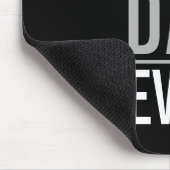 Bester Vater je | Modernes Schwarz Mousepad (Ecke)