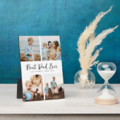 Bester Vater je Modernes Script 4 FotoCollage Fotoplatte (Seite)