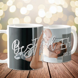 Bester Vater je Modernes Script Personalisiertes F Kaffeetasse