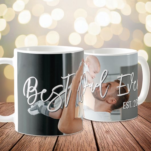 Bester Vater je Modernes Script Personalisiertes F Kaffeetasse