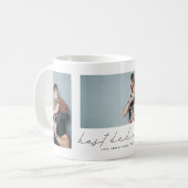 Bester Vater je Modernes Skript-Foto Kaffeetasse (Vorderseite Links)