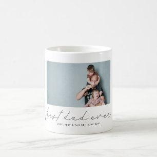 Bester Vater je Modernes Skript-Foto Kaffeetasse