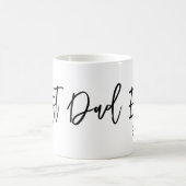Bester Vater je Modernes Skript Personalisiert Kaffeetasse (Mittel)