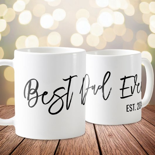 Bester Vater je Modernes Skript Personalisiert Kaffeetasse