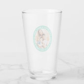 Bester Vater je Modernes Star Custom Foto Glas (Rückseite)