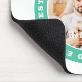 Bester Vater je Modernes Star Custom Foto Mousepad (Ecke)