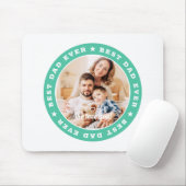 Bester Vater je Modernes Star Custom Foto Mousepad (Mit Mouse)