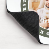 Bester Vater je Modernes Star Custom Foto Mousepad (Ecke)