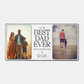 Bester Vater je Modernes Vatertag 2 Foto Schreibtischunterlage (Vorderseite)