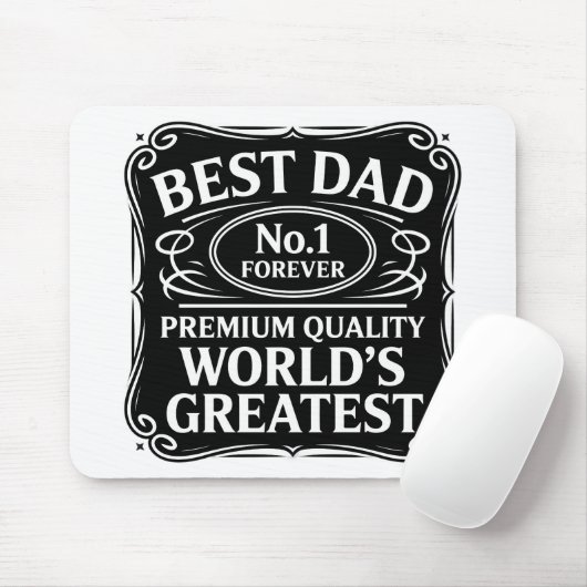 Bester Vater je Mousepad (Mit Mouse)