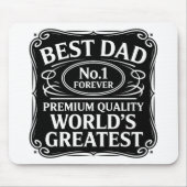 Bester Vater je Mousepad (Vorne)