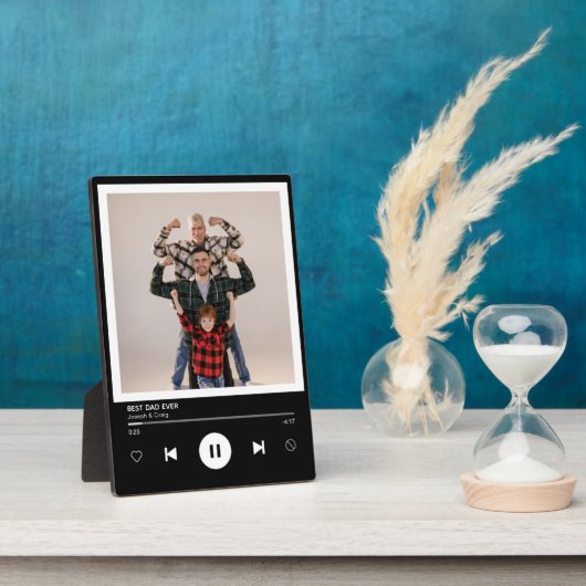 Bester Vater je Music Player Foto - Achtung Fotoplatte (Seite)
