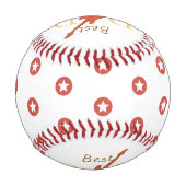 Bester Vater je Musik Einfache Coole Moderne Vater Baseball (Rückseite)