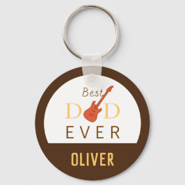 Bester Vater je Musik Moderner Cooler Tag der Tren Schlüsselanhänger