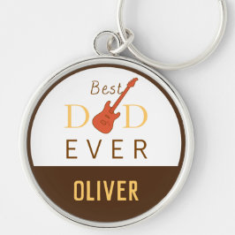 Bester Vater je Musik Sake Moderner Vatertag Schlüsselanhänger