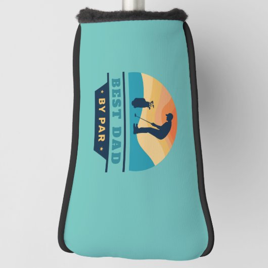 Bester Vater je nach Farbrückgabe Golf Headcover (Rotieren 90)