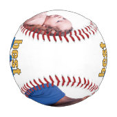 Bester Vater je nach Foto Baseball (Rückseite)