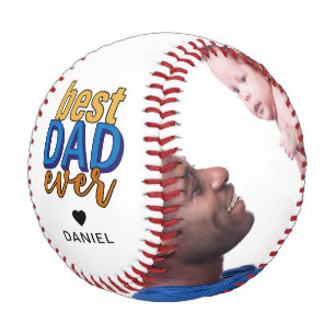 Bester Vater je nach Foto Baseball
