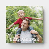 Bester Vater je nach Kundenwunsch Fotoplatte (Vorderseite)