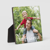 Bester Vater je nach Kundenwunsch Fotoplatte (Vorderseite)