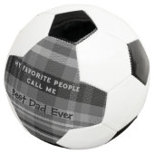 Bester Vater je nach Kundenwunsch Fußball (Dreiviertel)