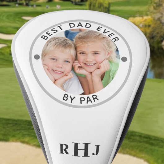 BESTER VATER JE NACH PAR-Foto Monogramm Golf Headcover