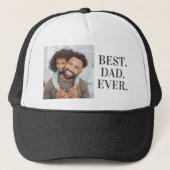 Bester Vater je nach Vatertag Truckerkappe (Vorderseite)