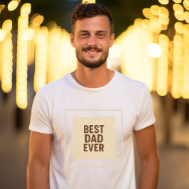 Bester Vater je 🖤 - Nachdenkliches Geschenk für d T-Shirt