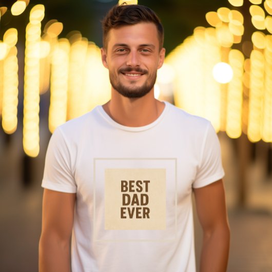 Bester Vater je 🖤 - Nachdenkliches Geschenk für d T-Shirt