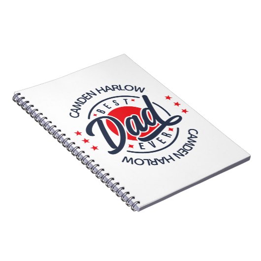 Bester Vater je Name Golf Progress Notizblock (Rechte Seite)