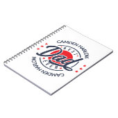 Bester Vater je Name Golf Progress Notizblock (Linke Seite)