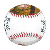 Bester VATER je Navy Blue Vatertag Baseball (Rückseite)