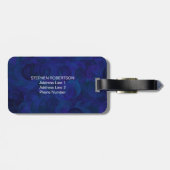 Bester Vater je Navy Einzigartiges Vatertag Gepäckanhänger (Rückseite horizontal)