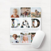 Bester Vater je | Neun FotoCollage Mousepad (Mit Mouse)