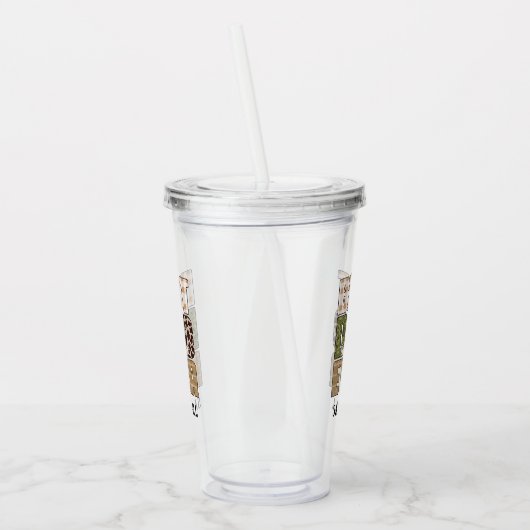 Bester Vater je | NIEDLICH | Prüfmuster Acryltrinkbecher (Links)