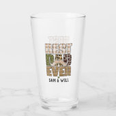 Bester Vater je | NIEDLICH | Prüfmuster Glas (Rückseite)
