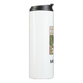 Bester Vater je | NIEDLICH | Prüfmuster Thermosbecher (Nach links gedreht)