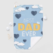 Bester Vater je Niedlich Vatertag Golfhandtuch (Insitu)