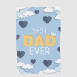 Bester Vater je Niedlich Vatertag Golfhandtuch