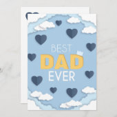 Bester Vater je Niedlicher Vatertag (Vorne/Hinten)