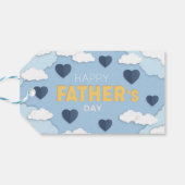 Bester Vater je Niedlicher Vatertag Geschenkanhänger (Rückseite Horizontal)