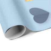 Bester Vater je Niedlicher Vatertag Geschenkpapier (Rolleneckpunkt)