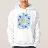 Bester Vater je Niedlicher Vatertag Hoodie (Vorderseite)
