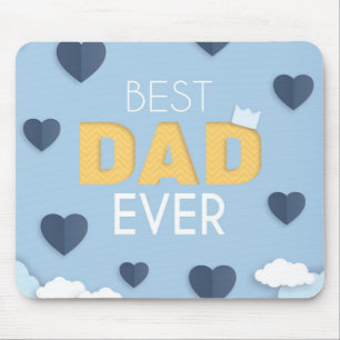 Bester Vater je Niedlicher Vatertag Mousepad