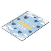 Bester Vater je Niedlicher Vatertag Notizblock (Linke Seite)