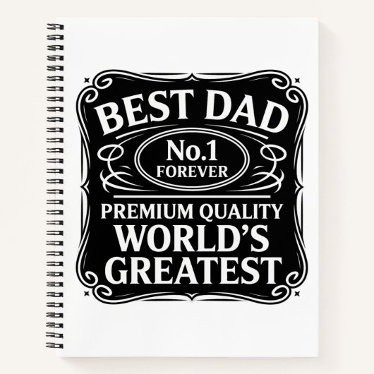 Bester Vater je Notizblock (Vorderseite)